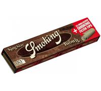 Smoking Papers Grande Taille - Marron Avec Filtres
