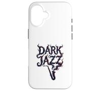 Smoky Jazz Typographie Dark Minimalist Coque pour iPhone 16