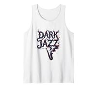 Smoky Jazz Typographie Dark Minimalist Débardeur