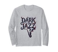 Smoky Jazz Typographie Dark Minimalist Manche Longue