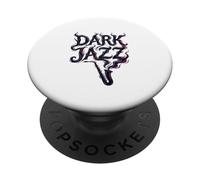 Smoky Jazz Typographie Dark Minimalist PopSockets PopGrip Adhésif