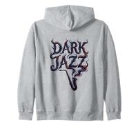 Smoky Jazz Typographie Dark Minimalist Sweat à Capuche