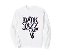 Smoky Jazz Typographie Dark Minimalist Sweatshirt