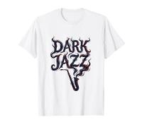 Smoky Jazz Typographie Dark Minimalist T-Shirt