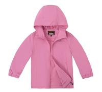 SMONTY Veste Softshell Enfant Garçon Fille Imperméable Coupe-vent | Légère, respirante, à capuche. Parfaite pour la randonnée, le vélo et la course. Protège de la pluie et du vent.