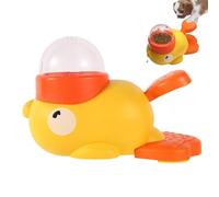 Smoohh Duck Treat Dispenser, 2-in-1 Dog Interactive Slow Feeder & Puzzle Toy, Duck Dogs Feeder for Healthy Eating & IQ Training(Yellow)