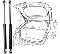 SMOONGA 2 Pièces Vérin Hayon de Coffre pour Peugeot 207 SW/Estate(WK) 2007-2013(OEM-1635438580)-50.7cm, Ressorts à Gaz de Coffre de Voiture Hayon Choc Ascenseur Accessoires