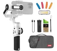Smooth 5S Combo 3-Axis Focus Pull & Zoom Stabilisateur De Cardan Portable Pour Smartphones Comme L'Iphone 13 12 11X8 7 Plus 6 Plus Samsung Galaxy S8+ S8 S7 S6 S5