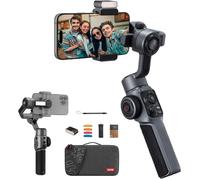 Smooth-5S Combo [Official] Stabilisateur De Cardan Iphone 3 Axes Avec Lumières Magnétiques,Cardan Pour Smartphone Avec Trépied,Stabilisateur De Téléphone Portable Pour Filmic Pro,Vlog,