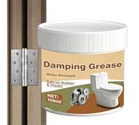 Smooth Damping Grease, Shock Absorbing Lubricant Paste, 100ml Grease Paste with Long Lasting Control, Thick Silicone Lubricant Formula, Hinge with Silent Motion, Appliance Care Pastes for Washer