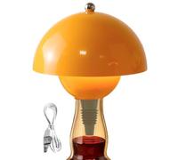 Smooth Dimming Capability: The Bottle Lamp features a built-in rotary dim