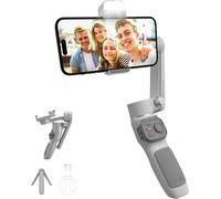 Smooth Q3 [Official] Stabilisateur Smartphone 3 Axes,Telephone Gimbal Pour Iphone Et Android Avec Trepied,Lumiere Intégrée Et Zoom,Pour Vlog,Vidéos Youtube Et Tiktok