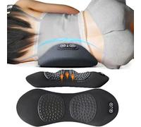 Smooth Triple Fusion Back Massager,Triple Fusion Back Massager,with Traction,Vibration and Heat,for Neck and Shoulder and Backs (Black)