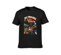 SMOOTH WILL Big Trouble in Little China Town Kurt Rsell Carpenter Mens T-Shirt Black 3XL