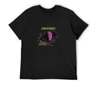 SMOOTH WILL Men's Alfred Hitchcock The Bird T-Shirts Black XL