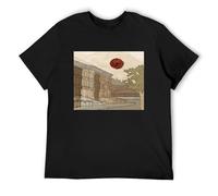 SMOOTH WILL Men's Bright Eyes Im Wide Awake, Its Morning Casual T Shirt Print Tops Black XL