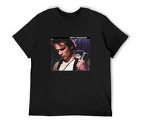 SMOOTH WILL Men's Jeff Buckley Mens Grace Vinyl CD Poster T-Shirts Black XXL