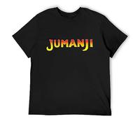 SMOOTH WILL Men's Jumanji Retro Robin Williams Movie Film Inspired Gift T-Shirts Black XL