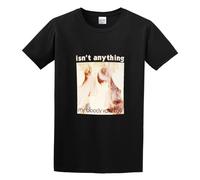 SMOOTH WILL Men's My Bloody Valentine Isn't Anything Ride Loveless Indie Slowdive Alt CD B Casual T Shirt Print Tops Black M