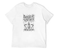 SMOOTH WILL Men's Pungent Stench Ampeauty T-Shirts White S