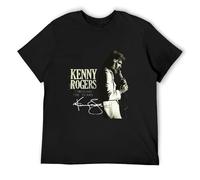 SMOOTH WILL Ydro Kenny Rogers Thank You Memories T Shirt Gifts for Men Funny T Shirts Black L