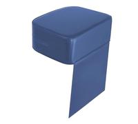 SmoothGain Coussin Rehausseur pour Siège Enfant, Chaise de Coiffure Rembourrée En Cuir Souple, Design Ergonomique, Facile à Nettoyer, Convient Aux Coiffeurs, Bleu