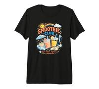 Smoothie Club - Sip Relax Repeat Retro Summer Graphic T-Shirt Haut de Gamme