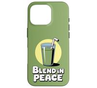 Smoothie d'entraînement aux Jeux de Mots et d'entraînement Blend in Peace Coque pour iPhone 16 Pro