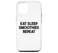 Smoothie Funny - Répéter Les Smoothies Eat Sleep Coque pour iPhone 12/12 Pro