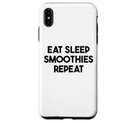 Smoothie Funny - Répéter Les Smoothies Eat Sleep Coque pour iPhone XS Max