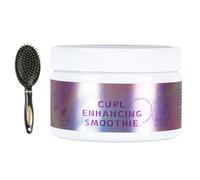 Smoothie pour renforcer les boucles des cheveux bouclés et ondulés, crème coiffante à l'huile de noix de coco et aux protéines de soie, crème capillaire nourrissante à l'extrait de souci (1PC)