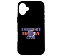 Smoothie Sunday Club - Amateurs de Boissons saines Coque pour iPhone 16 Plus