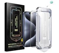Smoothshield 2 Packs - Tempered Glass Screen Protector with Anti-Scratch Anti-Fingerprint Privacy & Auto Dust-Free Install, Smoothshield Tempered Glass Screen Protector (16Pro,HD Clear 2 Packs)