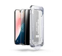 SmoothShield 2 Packs - Tempered Glass Screen Protector with Anti-Scratch Anti-Fingerprint Privacy & Auto Dust-Free Install for iPhone 13 14 15 16 Pro Max (for iPhone 16 Pro)