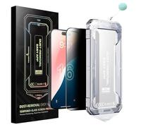 Smoothshield 2 Packs - Tempered Glass Screen Protector with Anti-Scratch Anti-Fingerprint Privacy & Auto Dust-Free Install, Smoothshield Tempered Glass Screen Protector (16Pro,Privacy 2 Packs)