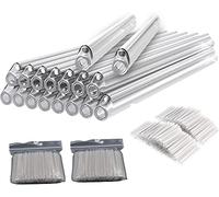 Smoove transparent pour fibre optique, protection d’épissures termo retractable, lot de 100 tubes de 60 mm, soudure par fusion, maintien et résistance mécanique, transmission optique assurée