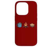 Smores au Chocolat Chaud pour Le Camping Coque pour iPhone 14 Pro