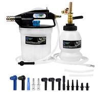 SMOTIVEPRO Purgeur De Frein Voiture, Kit Purge Frein De 2L avec Bouteille De Remplissage De 1 Litre, Convient À La Plupart des Systèmes De Freinage Standard Et ABS des Voitures, Camions Et Motos