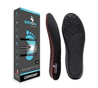 SMOU COMFORT Semelles en gel et en mousse à mémoire de forme pour femmes et hommes, pour les chaussures, les bottes de travail ou les baskets. Amortissement et un soutien du talon et du pied 40-41 EU