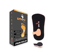 SMOU HEEL Talonnettes Fasciite Plantaire | Semelles Orthopédiques Professionnels pour Femmes ou Hommes | Pour Éperons Calcanéens du Talon et Soulage la Douleur des Pieds Plats ou Creux | 36-37-38 EU