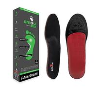 SMOU META PREMIUM Semelles Chaussures Métatarsalgie + Soutien de l'Arc | Soulager la Douleur de Coussin Métatarse | Téléchargement avec Barre Métatarsale | Gel et Mousse à Mémoire de Forme | 45-46 EU