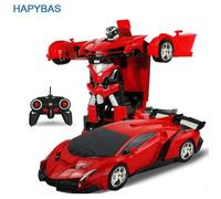 SMRT RC Voiture De Sport De Voiture Transformation Robots Modèles Télécommande Déformation De Voiture RC combats jouet