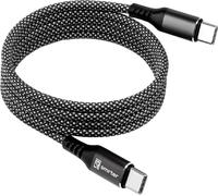 Smrter Câble de charge USB USB-C® mâle 1 m anthracite MAGNETO_C2C_AT_R