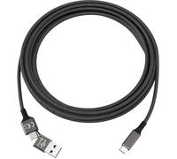 Smrter Câble USB USB 2.0 USB-C® mâle, USB-C® mâle 1.00 m multicolore avec USB SMRTER_SPEEDY_C_BK