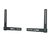 SMS Icon Universal Soundbar Mount Smart Media Solutions, W125796061 (Smart Media Solutions C121U002-1A, TV Bracket, 10 kg, Black, Rail, 1 pc(s))