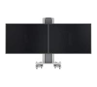 SMS Smart Media Solutions Multi Control 26" Clamp Aluminium, Blanc - Supports d'écrans Plats pour Bureau (20 kg, 48,3 cm (19"), 66 cm (26), écran d'ordinateur/de télévision, 75 x 75 mm, 100 x 100 mm)