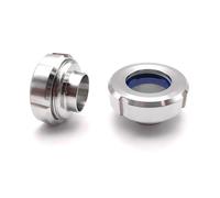 SMS Threaded Sight Glass OD89mm SS304 Stainless Steel Welded Observation Mirror YZWRWRMKTB
