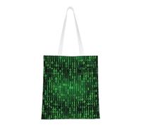 SMSJTMWHN Hacker Era Sac fourre-tout réutilisable en toile avec imprimé pour courses, sac à bandoulière, cadeau