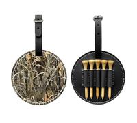 SMSJTMWHN Sac de rangement en cuir de luxe avec imprimé camouflage jaune et vert - Rangez vos t-shirts, balles de golf, carte de score et crayon.