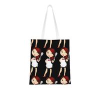 SMSJTMWHN Sac fourre-tout réutilisable en toile avec impression de chef pour femme